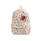 Backpack with Playful Strawberry Design
