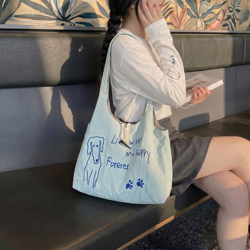 Artistic Canvas Shoulder Bag