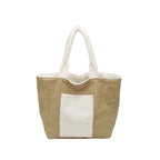 Women’s tote bag made of high-quality material and exclusive design-https://detail.1688.com/offer/1030506824155.html-Calm Wears-Khaki-nothing-Calm Wears