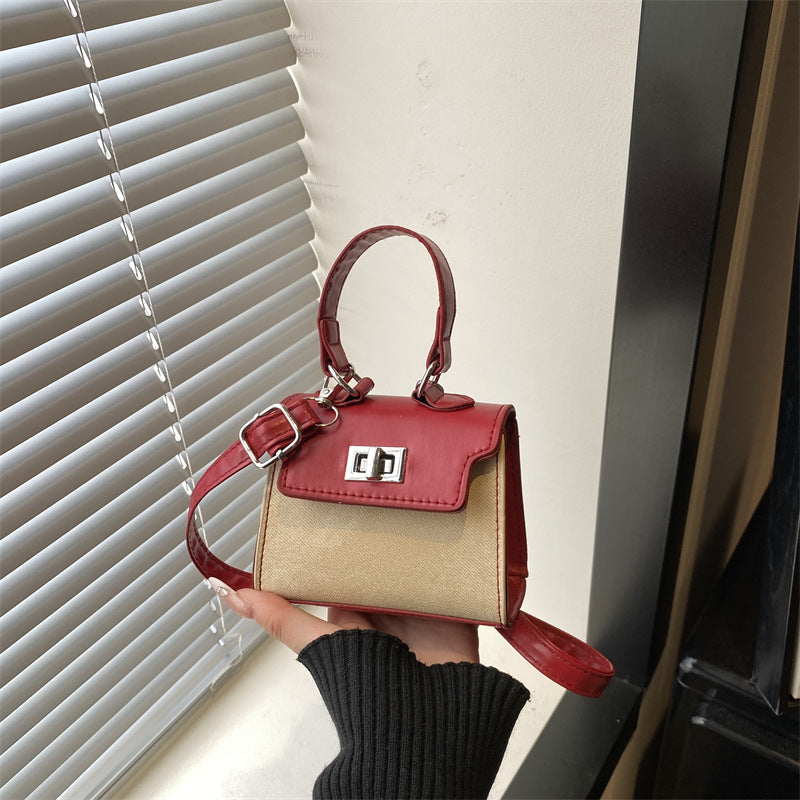 Ladies mini handbag with luxurious leather look and practical carrying handles-https://detail.1688.com/offer/1051089930439.html-Calm Wears-Rot-nothing-Calm Wears