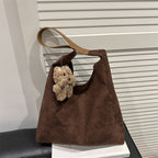 Suede Slouchy Hobo Bag