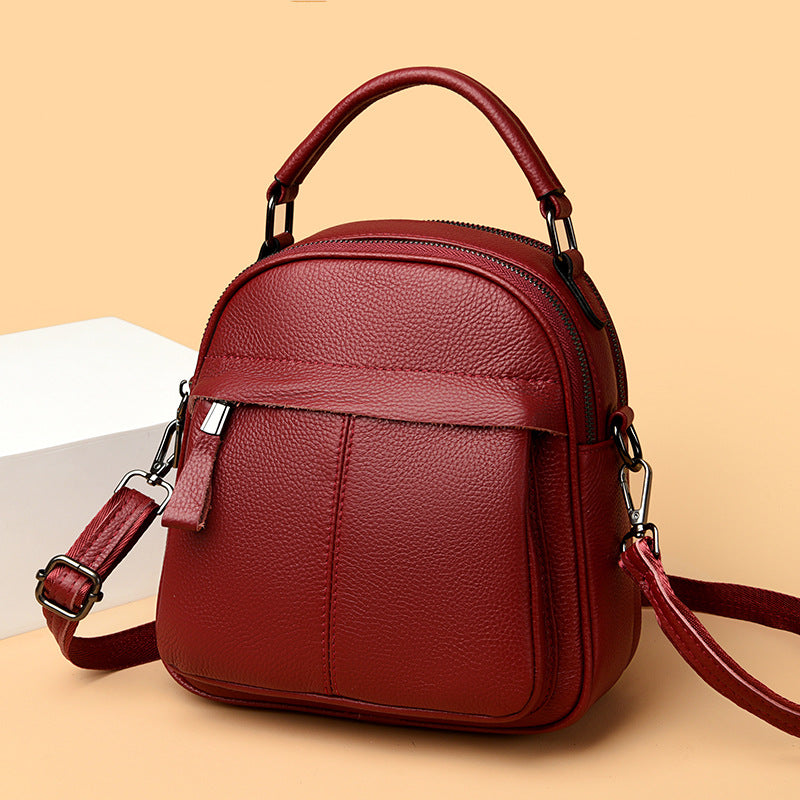 Versatile Textured Crossbody Bag