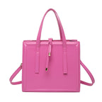 Women's elegant handbag in minimalist design with detachable shoulder strap