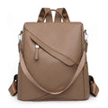 Elegant Leather Laptop Backpack