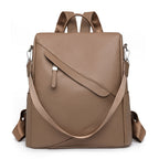 Elegant Leather Laptop Backpack