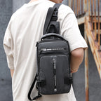 Compact Multi-Pocket Sling Backpack