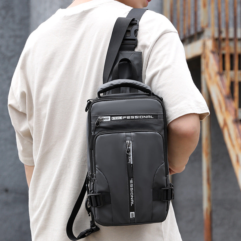 Compact Multi-Pocket Sling Backpack
