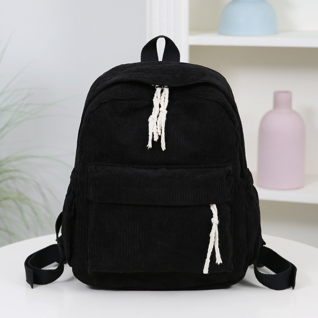 Cord-Backpack with Practical Front Pocket