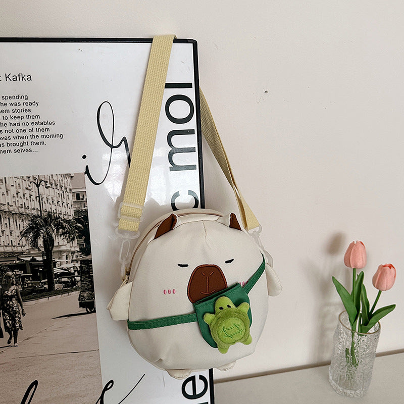 Plush Shoulder Bag in Animal Design
