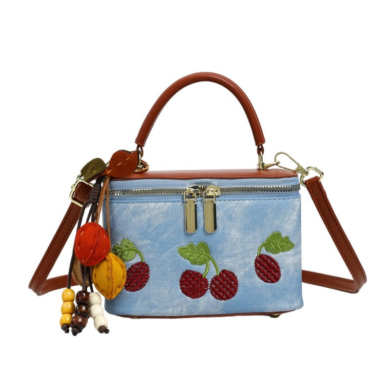 Women's practical shoulder bag with cute fruit motif and practical inner pocket-https://detail.1688.com/offer/1059031522234.html-Calm Wears-Blue-nothing-Calm Wears