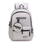 Stylish backpack with multifunctional compartments