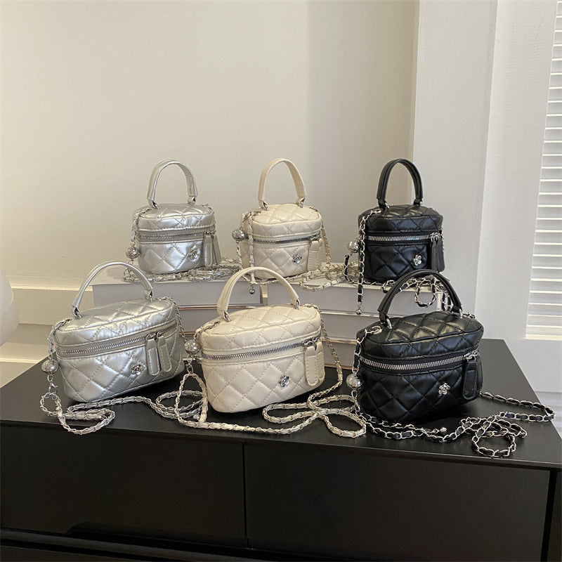 Quilted Mini Crossbody Handbag