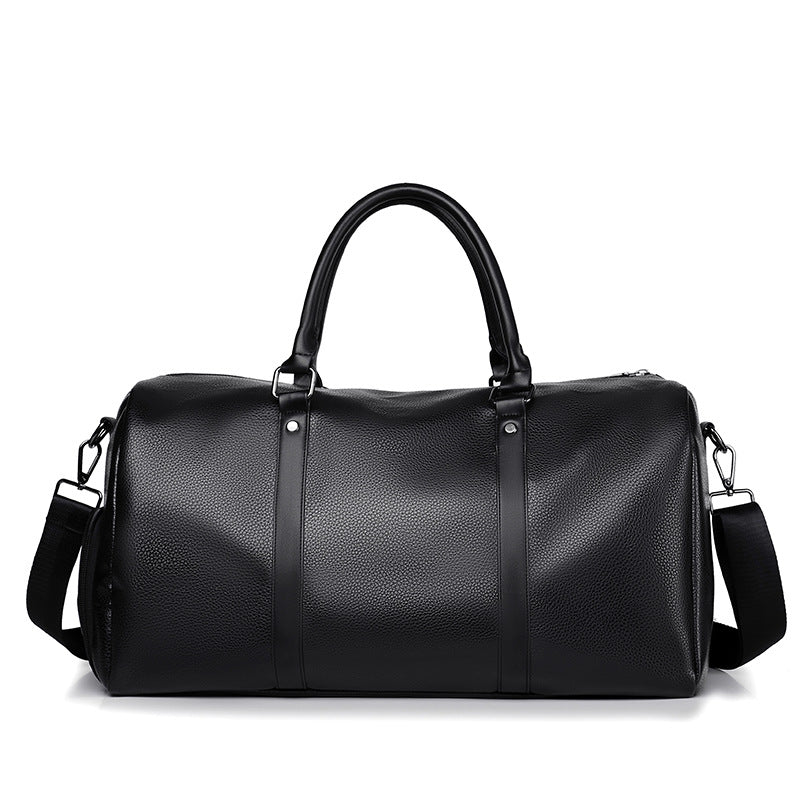 Premium Leather Weekend Duffel Bag