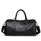 Premium Leather Weekend Duffel Bag
