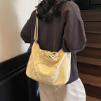 Casual Drawstring Shoulder Bag Calm Wears
