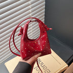 WoCute Heart-Patterned Mini Shoulder Bag
