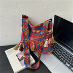 WoBohemian Style Embroidered Shoulder Bag