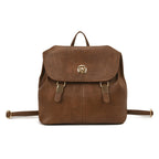 Vintage-Inspired Leather Backpack