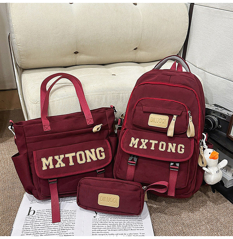 Multi-Functional School Backpack-https://detail.1688.com/offer/1012787218819.html-Calm Wears-Red-Calm Wears