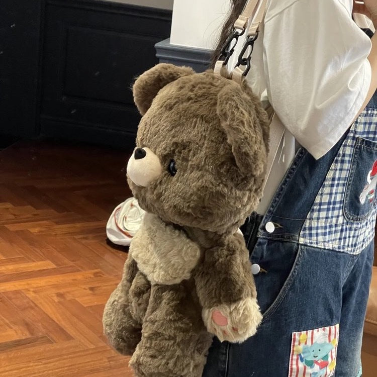 Plush Bear Backpack with Child-Friendly Design