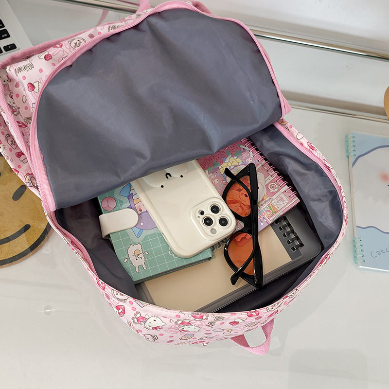 Backpack with Fun Character Design