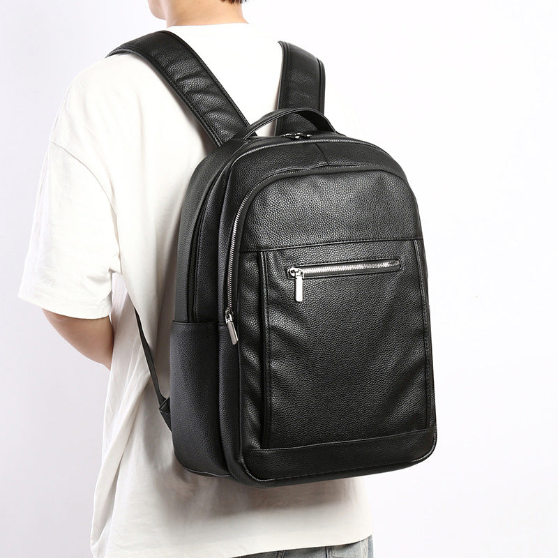 Premium Leather Business Backpack Calm Wears