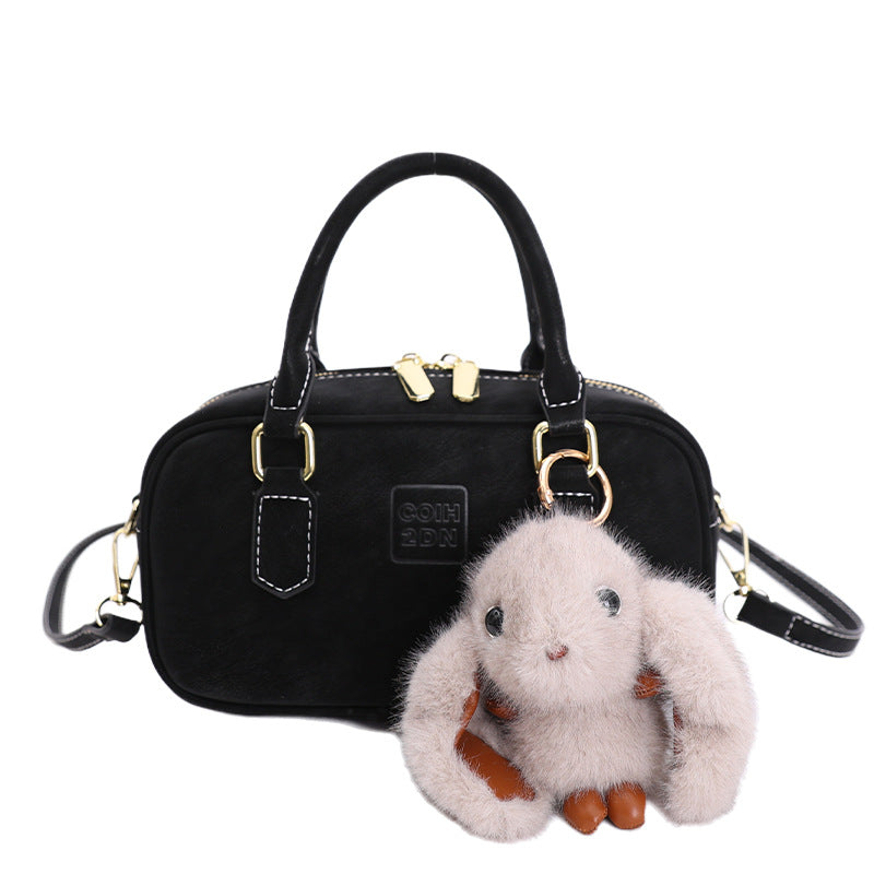 Women's mini handbag with practical shoulder strap-https://detail.1688.com/offer/997838036289.html-Calm Wears-Black-Size: without pendant-Calm Wears