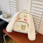 Plush Backpack in Cute Bunny Design