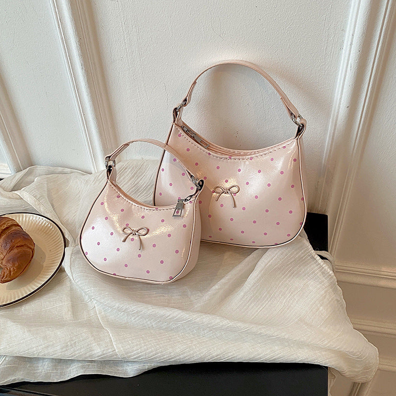 WoCharming Polka Dot Crossbody Handbag