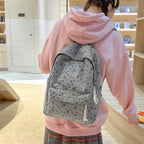 Backpack with Playful Butterfly Design