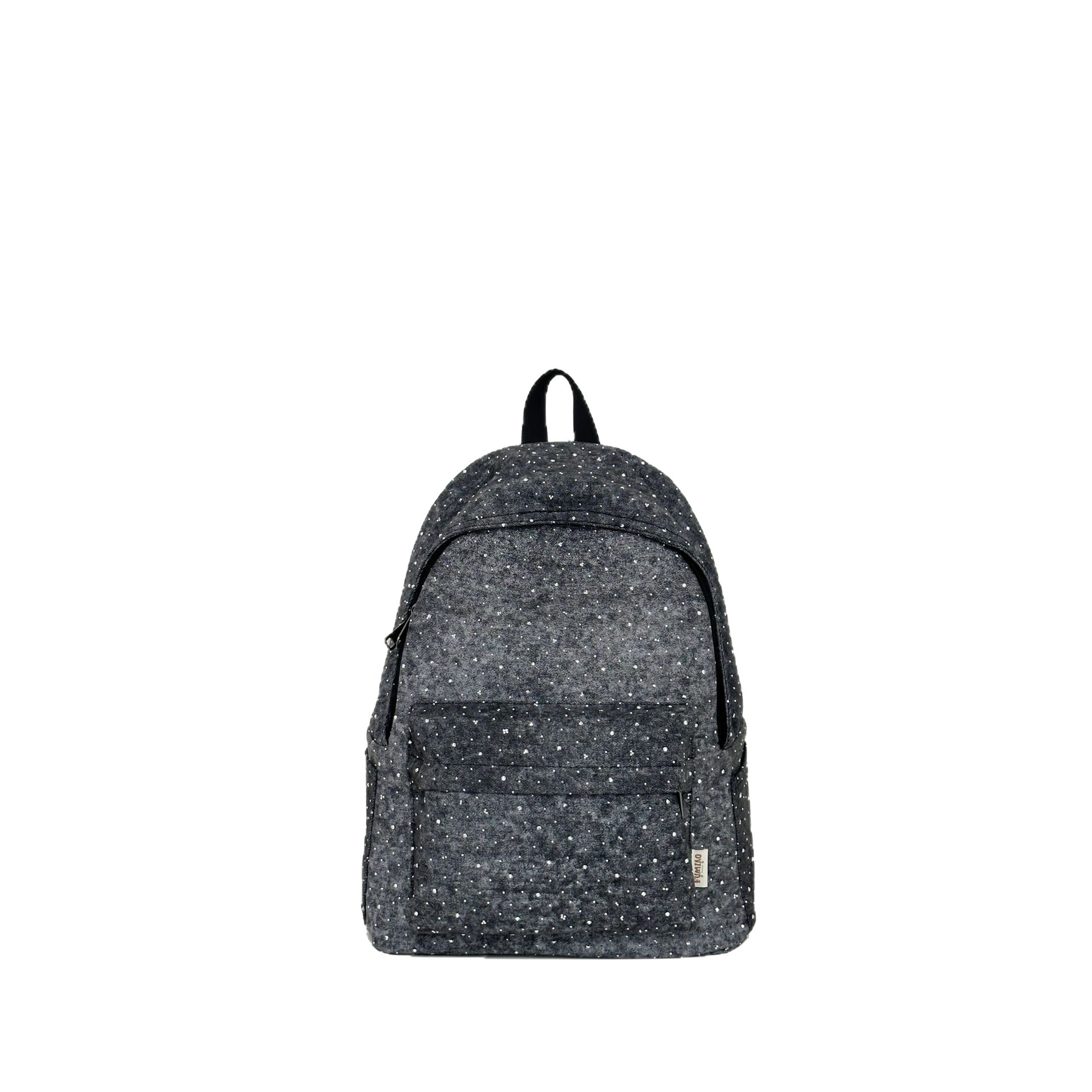 Casual Lightweight Backpack with Polka Dot Design