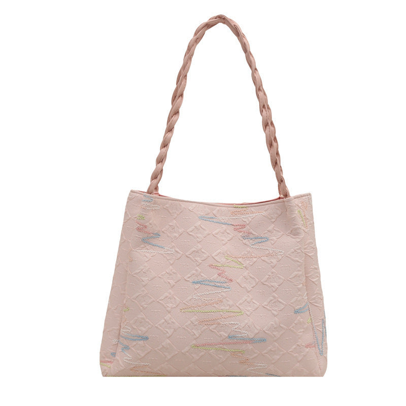 Quilted Decorative Shoulder Bag