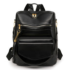 Multifunctional Stylish Leather Backpack Calm Wears