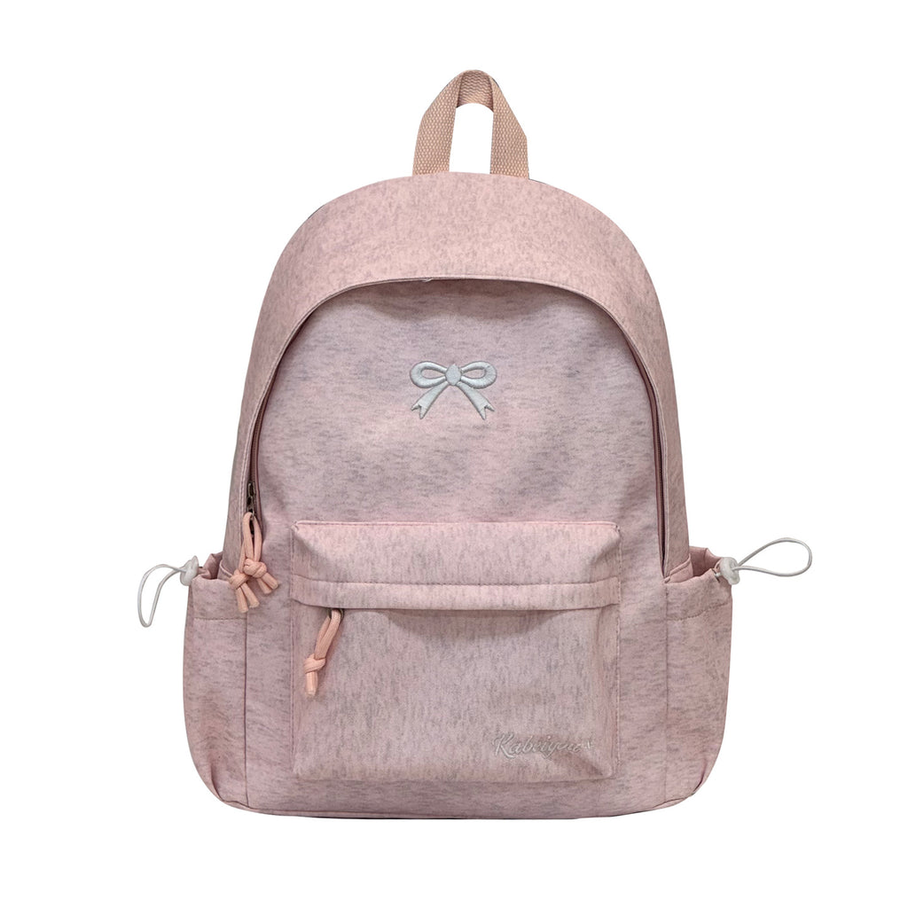 Elegant Bow-Embellished Casual Backpack