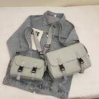 Modular shoulder bag with unique fastening system