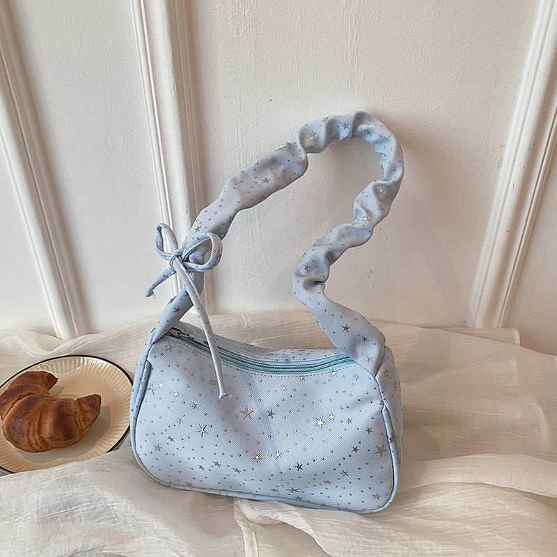 WoChic Slouchy Star-Patterned Handbag