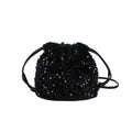 Glittery Sequin Drawstring Mini Bag