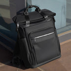 High-Capacity Waterproof Roll-Top Backpack