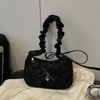 Elegant Floral Embellished Shoulder Bag