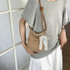 Women crocheted shoulder bag with decorative details-https://detail.1688.com/offer/1052324400056.html-Calm Wears-Khaki-nothing-Calm Wears