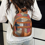 Stylish Geometric Patterned Mini Backpack Calm Wears