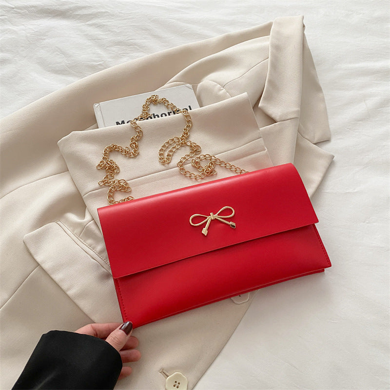 Women's elegant clutch in minimalist design with golden accents-https://detail.1688.com/offer/931090735319.html-Calm Wears-Rot-nothing-Calm Wears