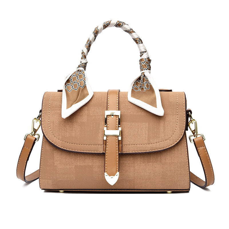 Decorative Scarf Accent Handbag