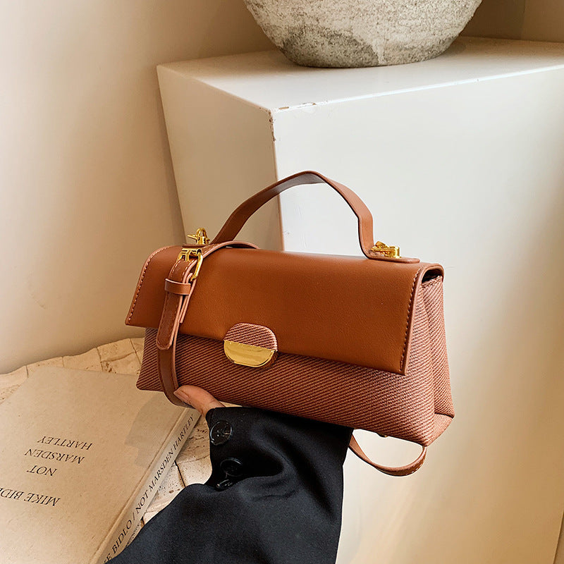 Women’s handbag with modern budget design-https://detail.1688.com/offer/826527027927.html-Calm Wears-Braun-Size: One Size-Calm Wears