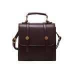 Textured Vegan Leather Satchel