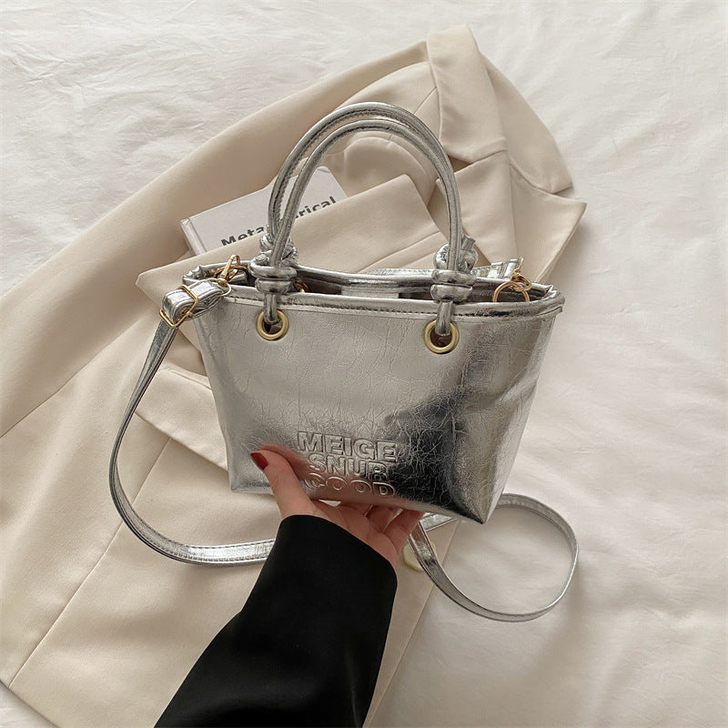 Women elegant mini handbag with structured design and removable shoulder strap-https://detail.1688.com/offer/932183688898.html-Calm Wears-Silver-nothing-Calm Wears