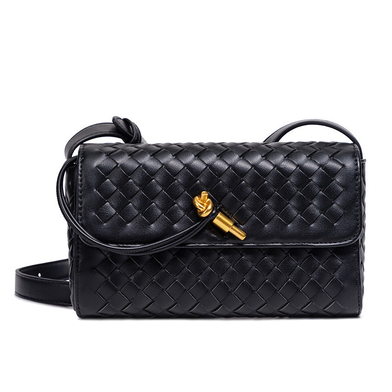 Woven Crossbody Clutch