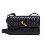Woven Crossbody Clutch