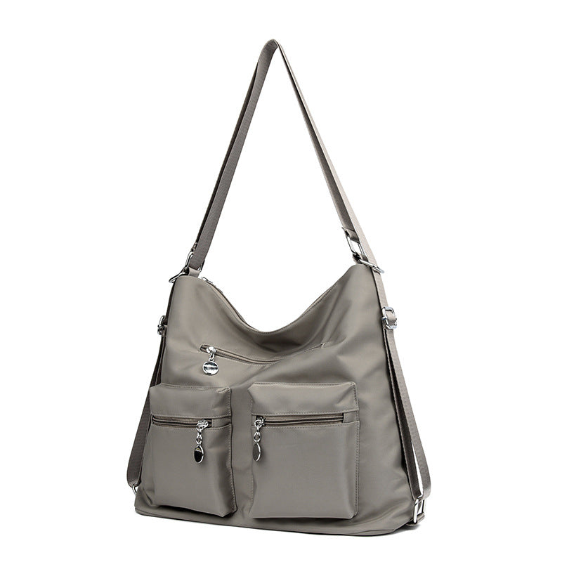 Spacious Multi-Pocket Shoulder Bag