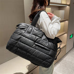 Versatile Quilted Travel Duffel Bag